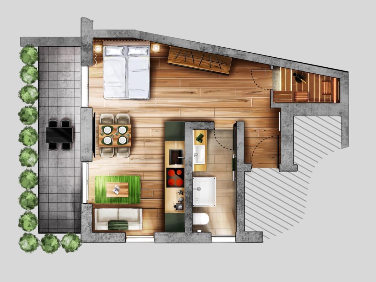 קוניגספלד אים שוורצוואלד Black Forest Luxury Apartment Waldglueck Mit Sauna מראה חיצוני תמונה